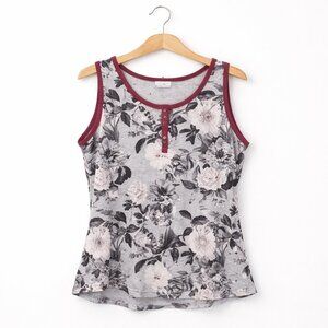 PEPPER & ZOE | Floral Soft Cotton Tank – Women’s Medium